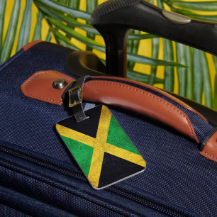 Jamaican Flagga Bagagebricka