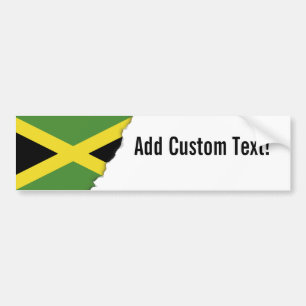 Jamaican Flagga Bildekal