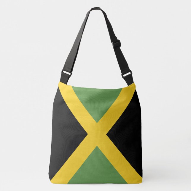 Jamaican Flagga Body Bag Axelväska (Framsida)