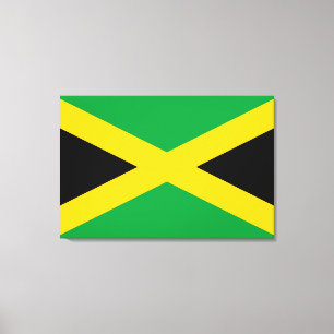 Jamaican Flagga Canvastryck