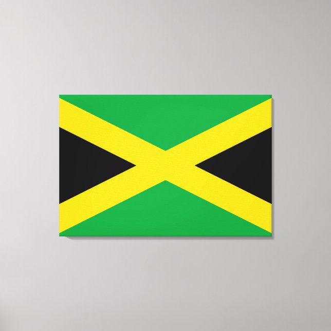 Jamaican Flagga Canvastryck (Framsida)