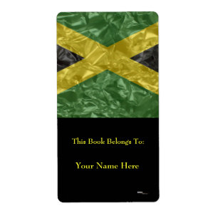 Jamaican Flagga - Crinkled Fraktsedel
