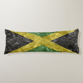 Jamaican Flagga - Crinkled Kroppskudde