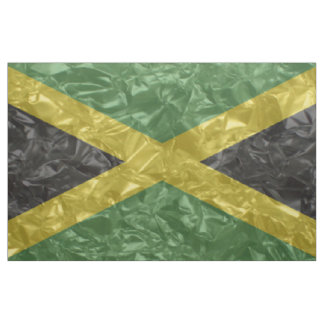 Jamaican Flagga - Crinkled Tyg