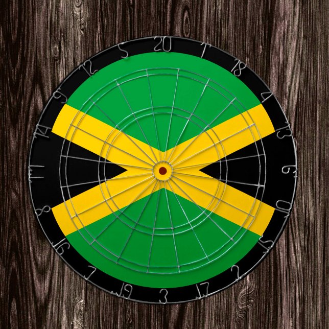 Jamaican Flagga Dartboard & Jamaica / sporten boar Darttavla (Skapare uppladdad)