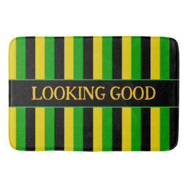 Jamaican Flagga Färgad Stripe Badrumsmatta
