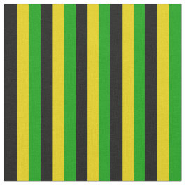 Jamaican Flagga Färgad Stripe Tyg