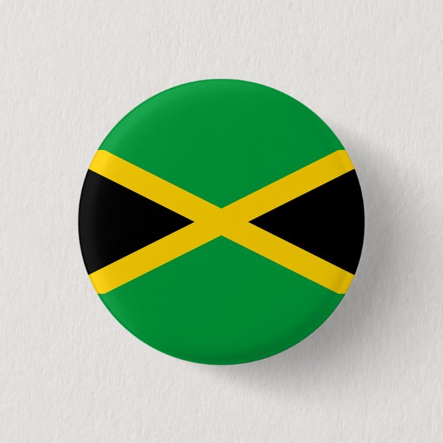 Jamaican Flagga, Flagga av Jamaica Knapp (Framsida)