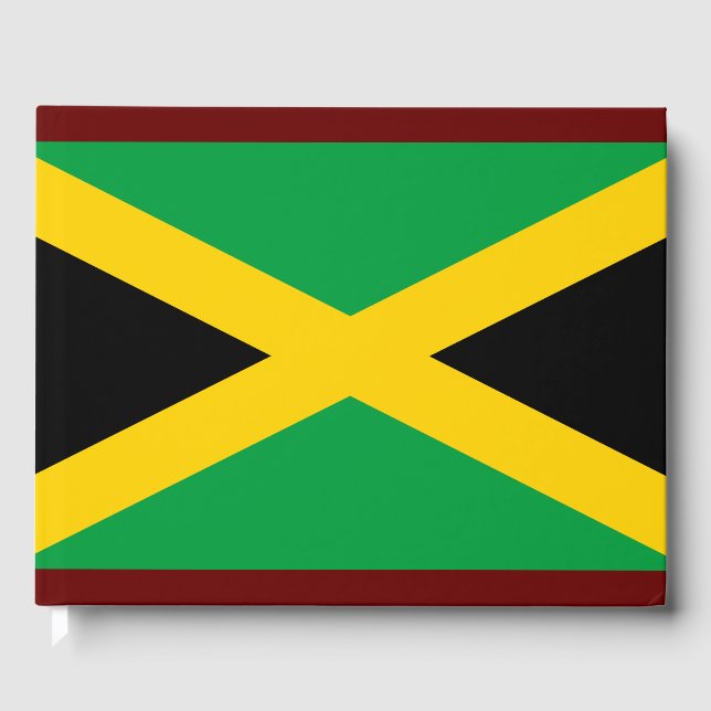 Jamaican Flagga Gästböcker (Framsida)