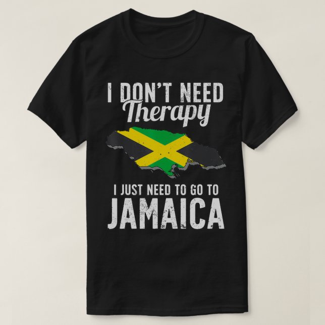 Jamaican Flagga I Jamaica Flagga I Vacation Jamaic T Shirt (Design framsida)