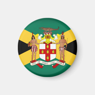 Jamaican Flagga/ Jacka av Arm Magnet