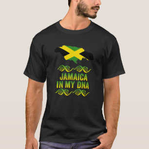 Jamaican Flagga Jamaica Det är i mitt DNA Manar Wo T Shirt