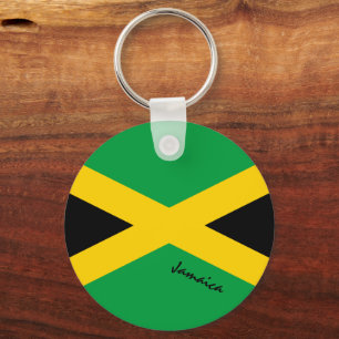 Jamaican Flagga & Jamaica helgdag, patrioter/sport Nyckelring