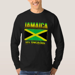 Jamaican-Flagga Jamaica-Karibiska ön No Probl T Shirt
