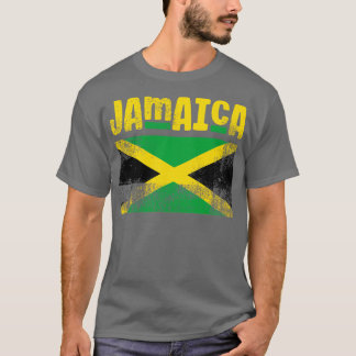 Jamaican Flagga Jamaica T Shirt