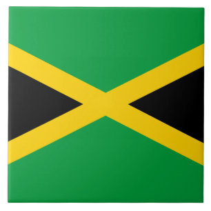 Jamaican Flagga Kakelplatta