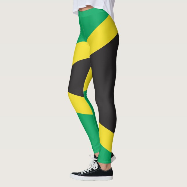 Jamaican Flagga Leggings (Vänster)