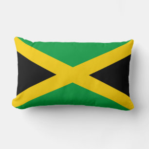 Jamaican Flagga Lumbarkudde