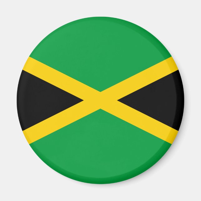 Jamaican Flagga Magnet (Framsidan)