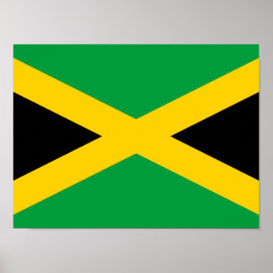 Jamaican Flagga Poster