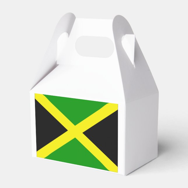 Jamaican Flagga Presentaskar (Baksidan Sidan)