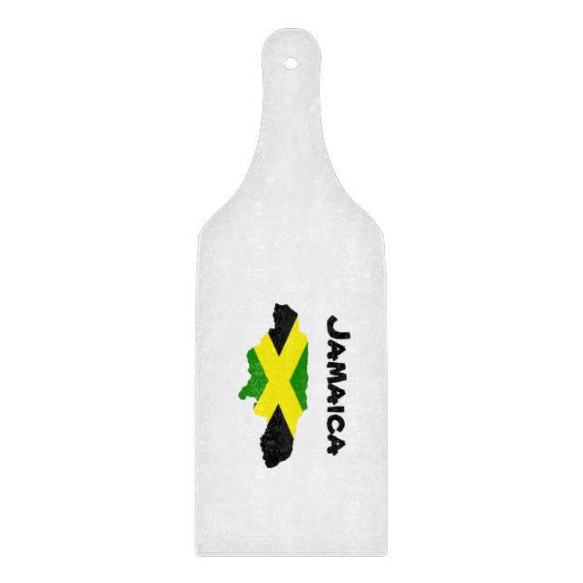 Jamaican Flagga Stamped Cshing Board (Framsidan)