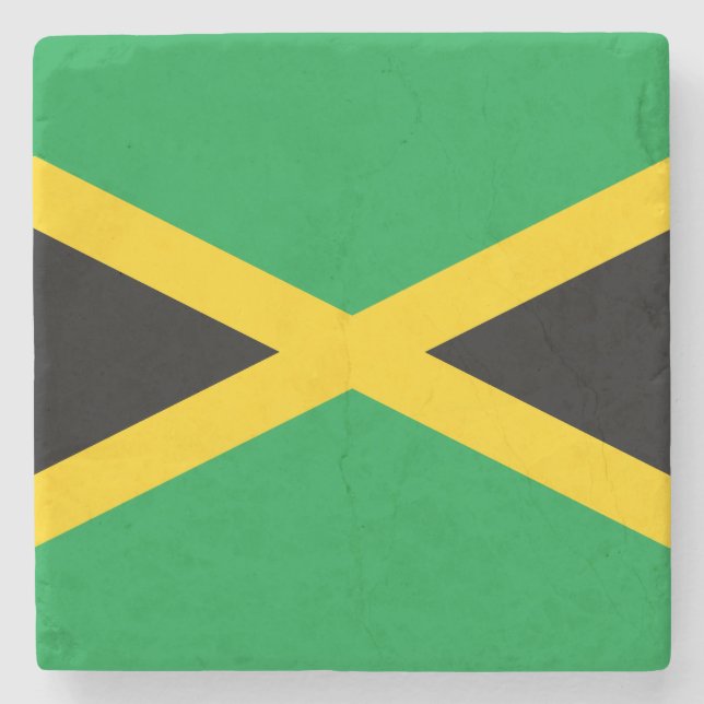 Jamaican Flagga Stenunderlägg (Framsidan)