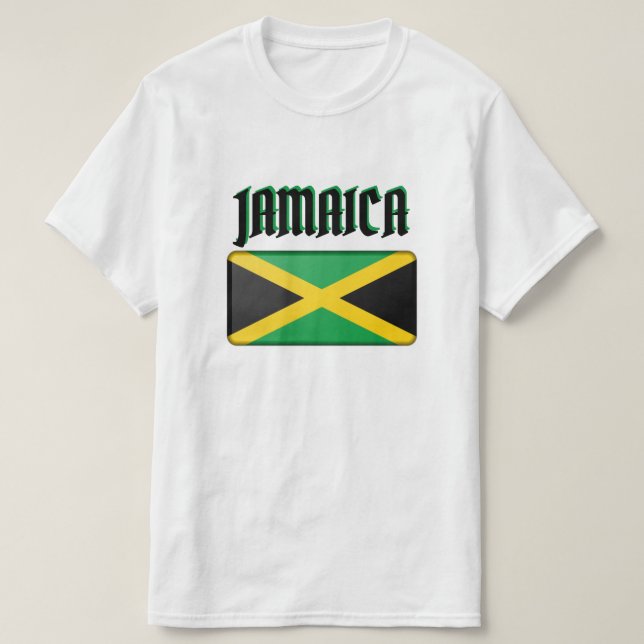 JAMAICAN FLAGGA T SHIRT (Design framsida)