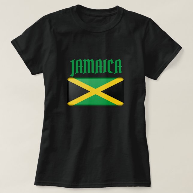 JAMAICAN FLAGGA T SHIRT (Design framsida)