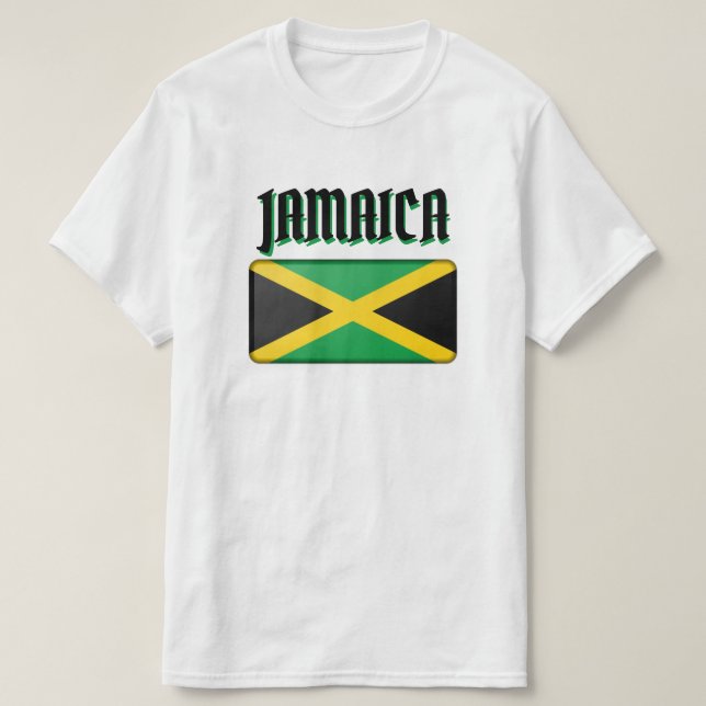 JAMAICAN FLAGGA T SHIRT (Design framsida)