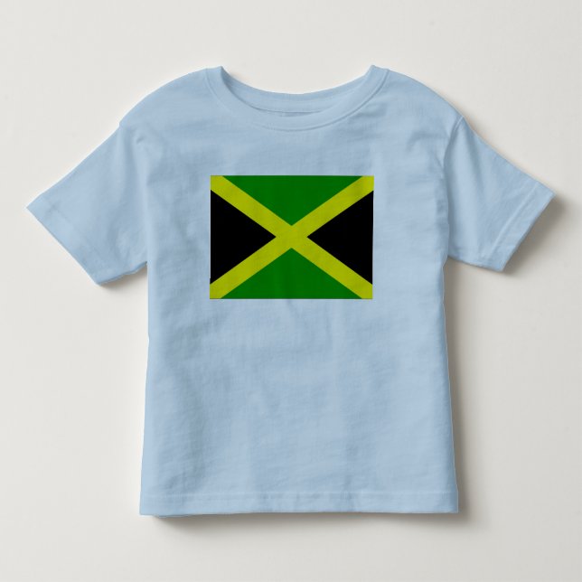 Jamaican Flagga Tee (Framsida)