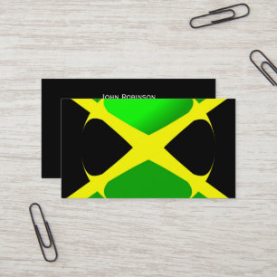 Jamaican Flagga Visitkort
