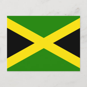 Jamaican Flagga Vykort