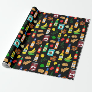 Jamaican Food and Spices Birthday Presentpapper