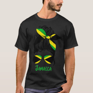 Jamaican Girl Jamaica Girl Jamaica flagga T Shirt