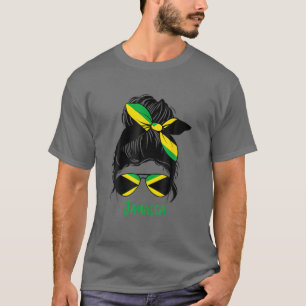 Jamaican Girl Jamaica Girl Jamaica Woman Flagga T Shirt