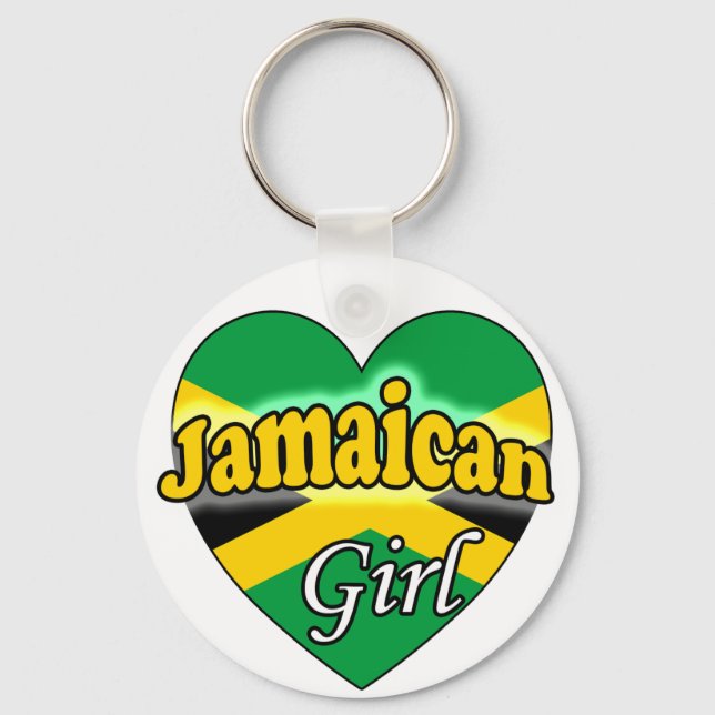 Jamaican Girl Nyckelring (Framsida)