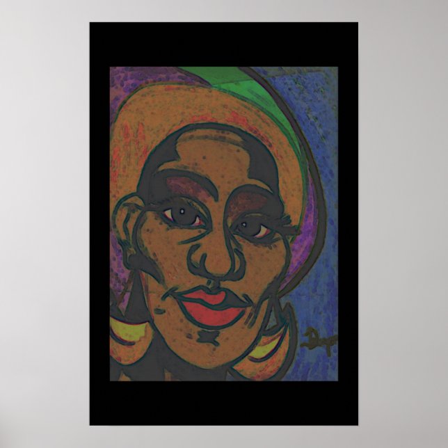 Jamaican Girl Poster (Framsidan)