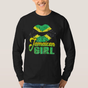 Jamaican Girl Proud Jamaica Women Vintage Jamaica T Shirt