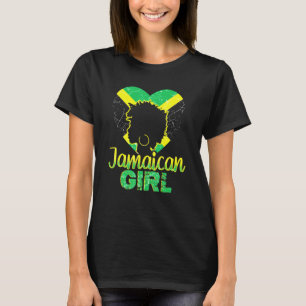 Jamaican Girl Proud Jamaica Women Vintage Jamaica T Shirt