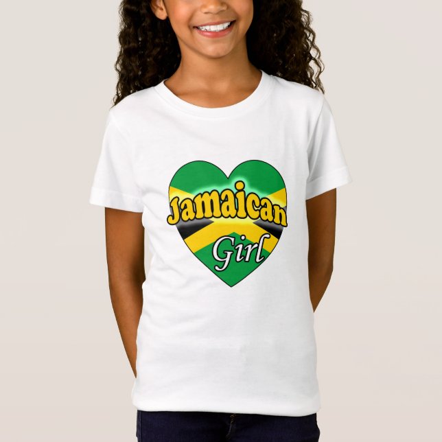 Jamaican Girl Tee Shirt (Framsida)