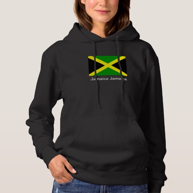 Jamaican Hoodie T-shirt (Framsida)