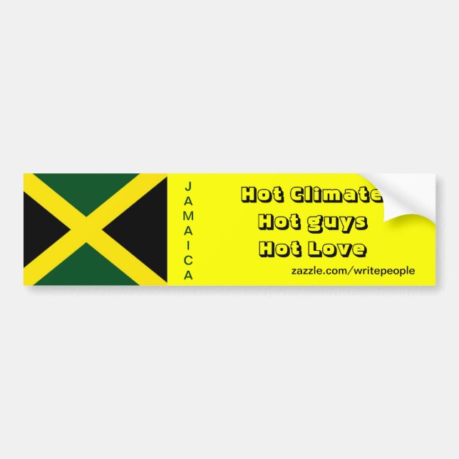 Jamaican humper-hetter bildekal (Framsidan)