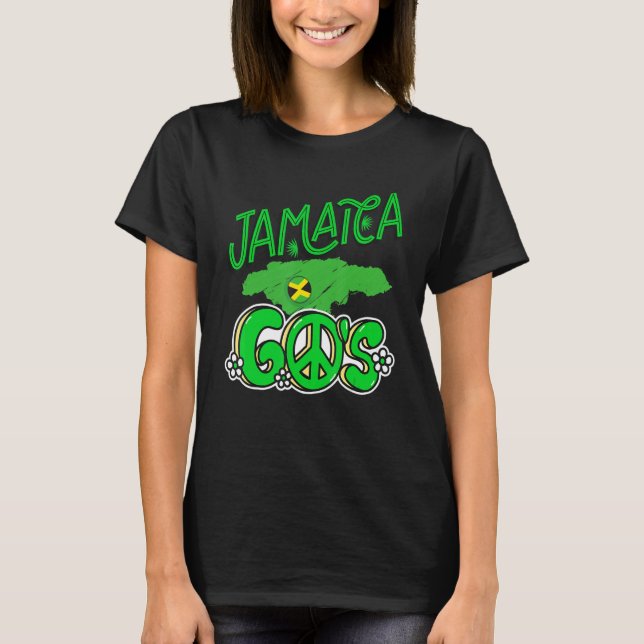 Jamaican Independence day Jamaica 60:e oberoende T Shirt (Framsida)