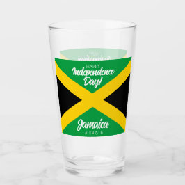 Jamaican Independence day Jamaica National Flagga Glaskopp