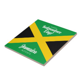 Jamaican Independence day Jamaica National Flagga Kakelplatta