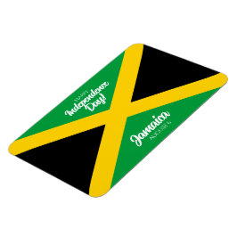 Jamaican Independence day Jamaica National Flagga Magnet