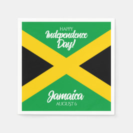 Jamaican Independence day Jamaica National Flagga Pappersservett