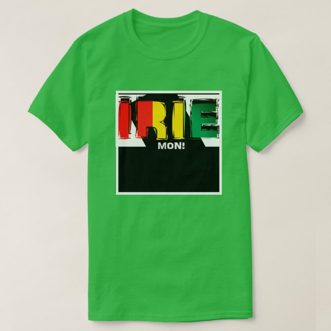 Jamaican Irie Mon T-shirt (Design framsida)