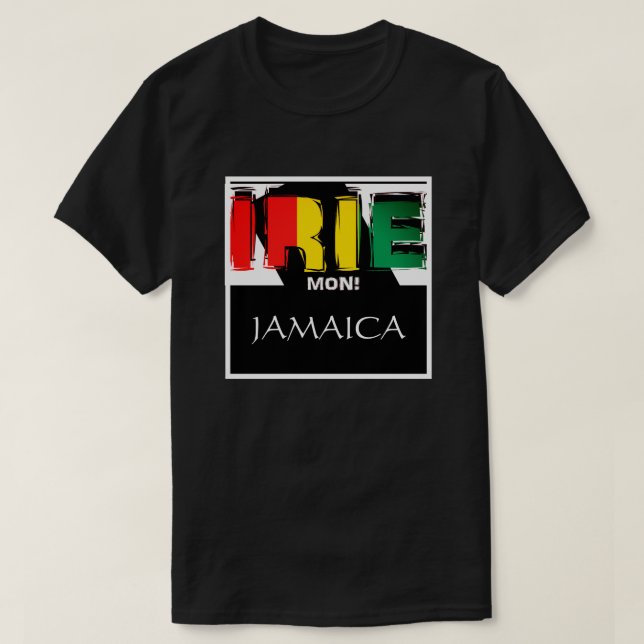 Jamaican Irie Mon T-shirt (Design framsida)